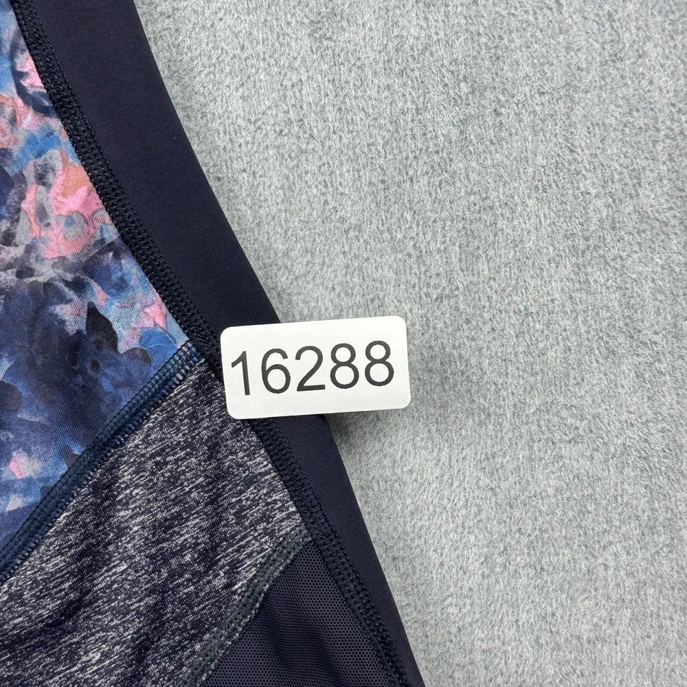 Lululemon Leggings Womens 2 Purple Printed If You're Lucky Crop 22